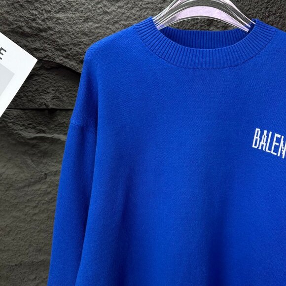 Balenciaga blue crewneck sweater - Picture 5 of 8